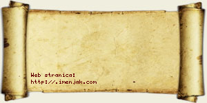 Hana Michaud vizit kartica